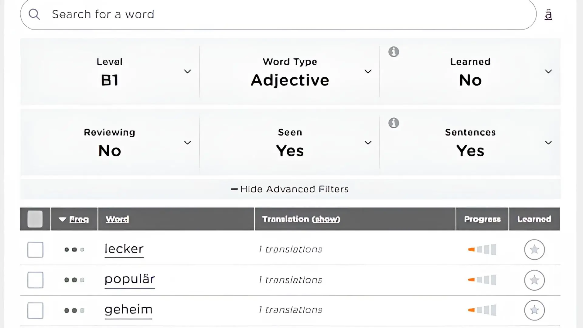 Seedlang phù hợp với người trình độ tiếng Đức A1-B2