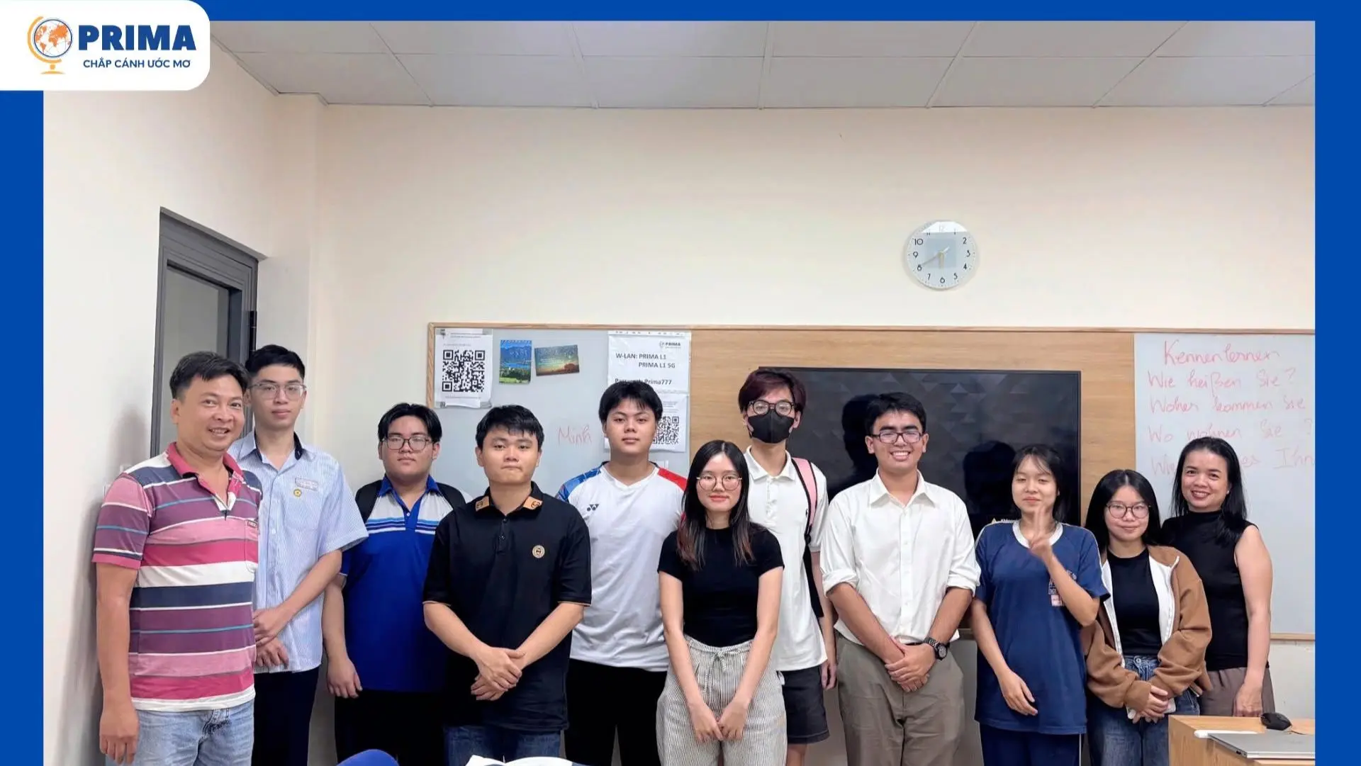 Trung tâm học tiếng Đức TP.HCM PRIMA cung cấp các khóa học từ A1-B2