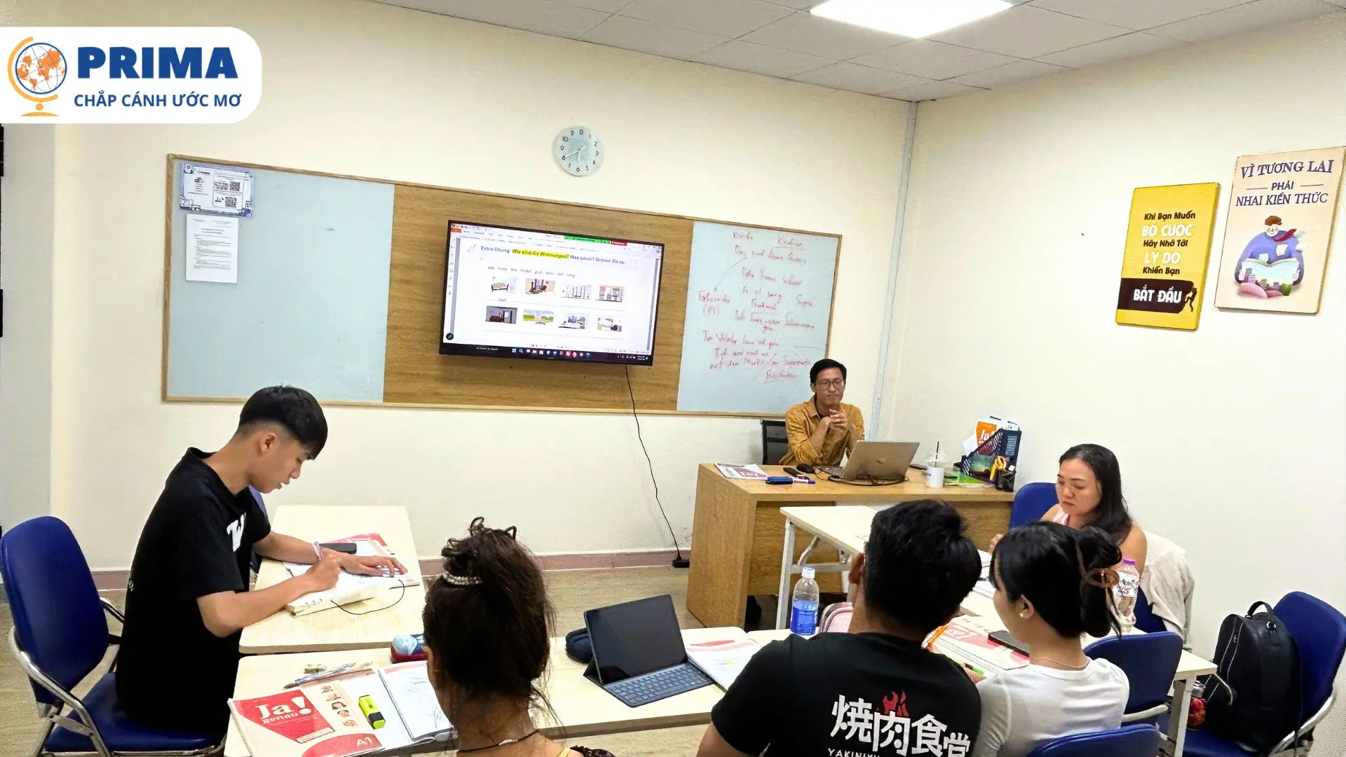 PRIMA là trung tâm học tiếng Đức Phú Nhuận với môi trường tích cực