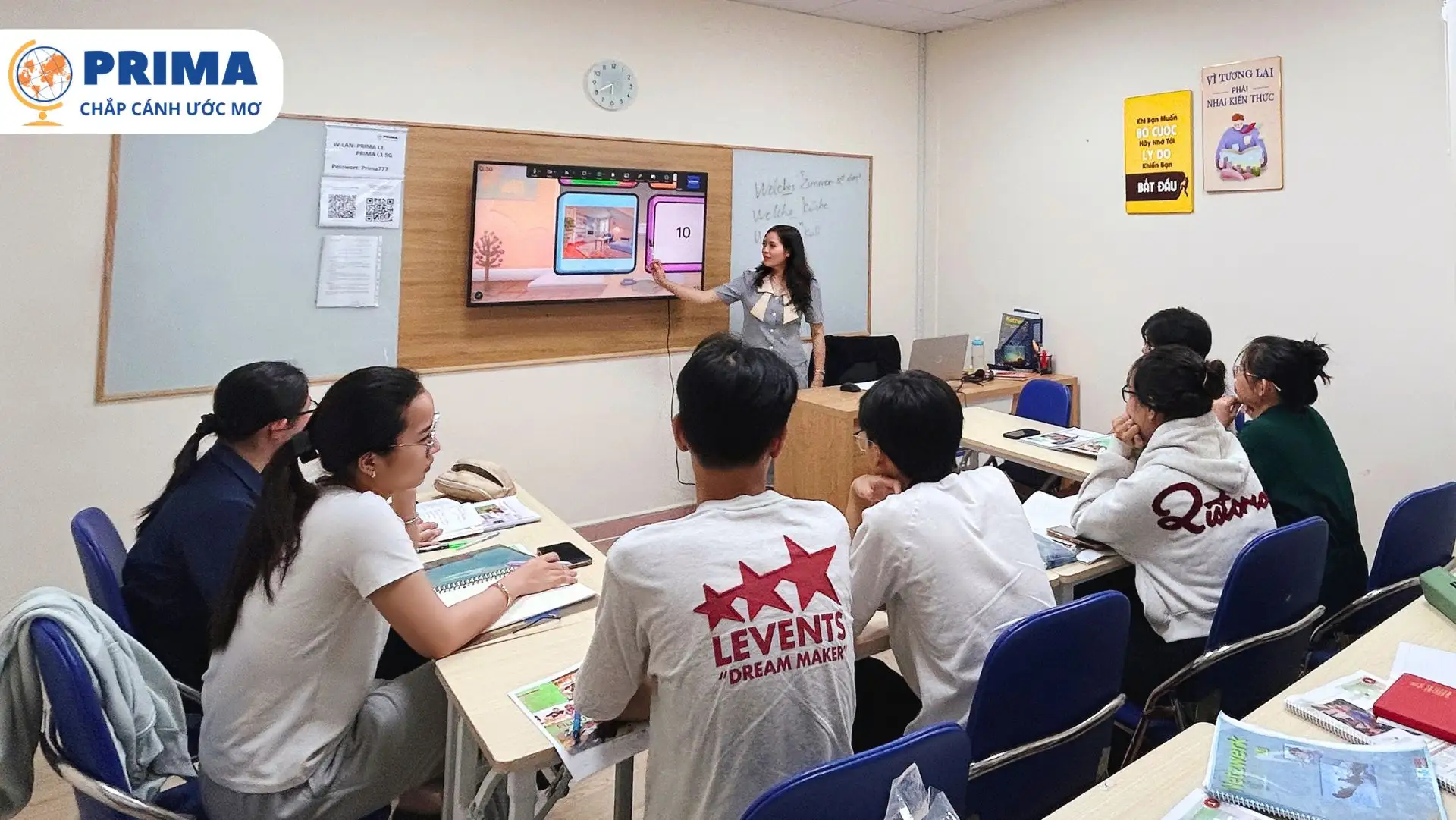 PRIMA là trung tâm học tiếng Đức uy tín với lớp học quy mô nhỏ