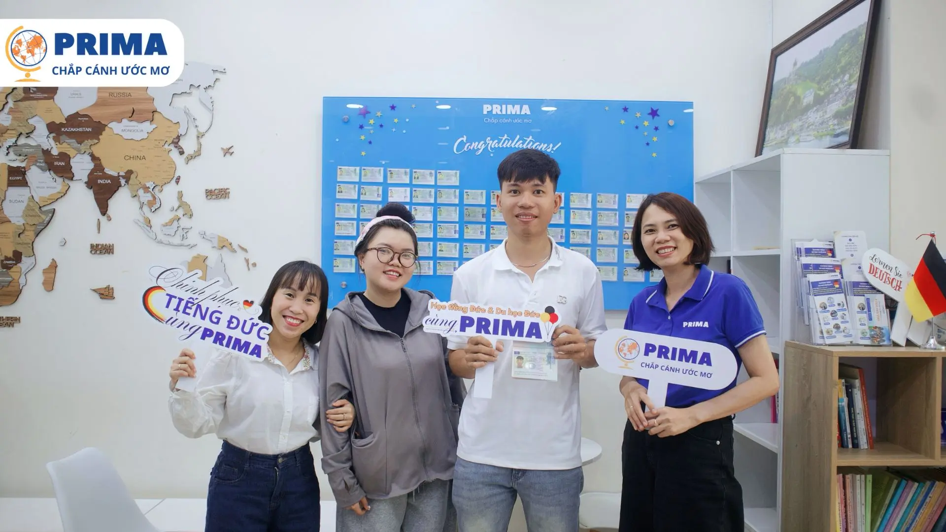 Học viên Gia Bão của PRIMA nhận visa du học nghề làm bánh tại Đức