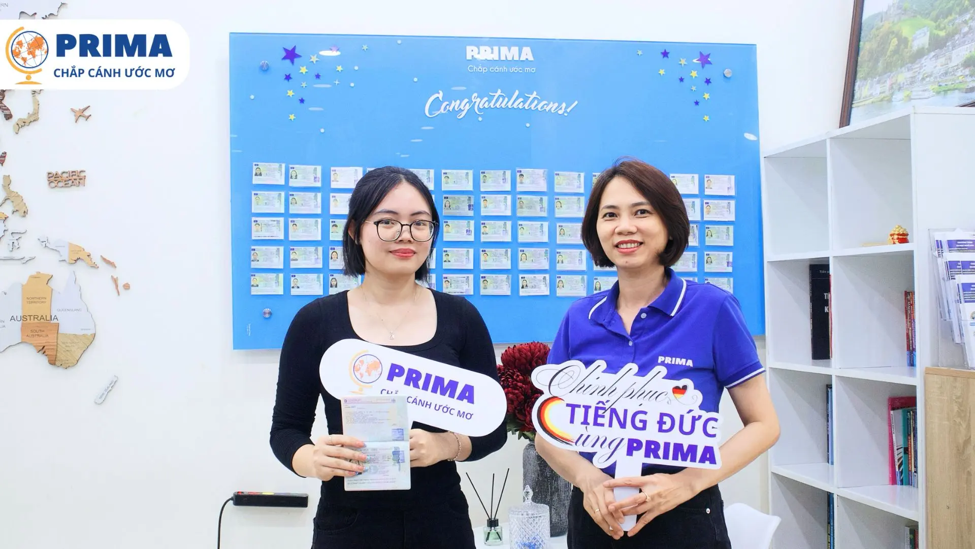 Học viên Bão Ngọc của PRIMA nhận được visa du học nghề ngành Nhà hàng tại Đức