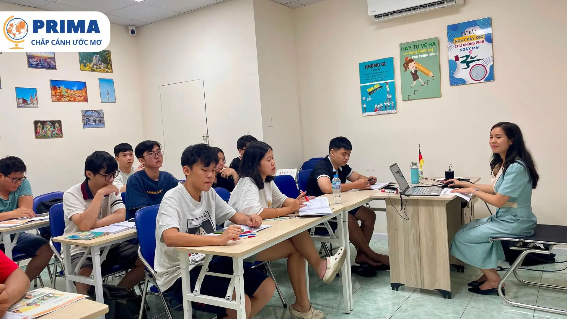 PRIMA là trung tâm học tiếng Đức TP.HCM cho phép bạn học online trực tiếp