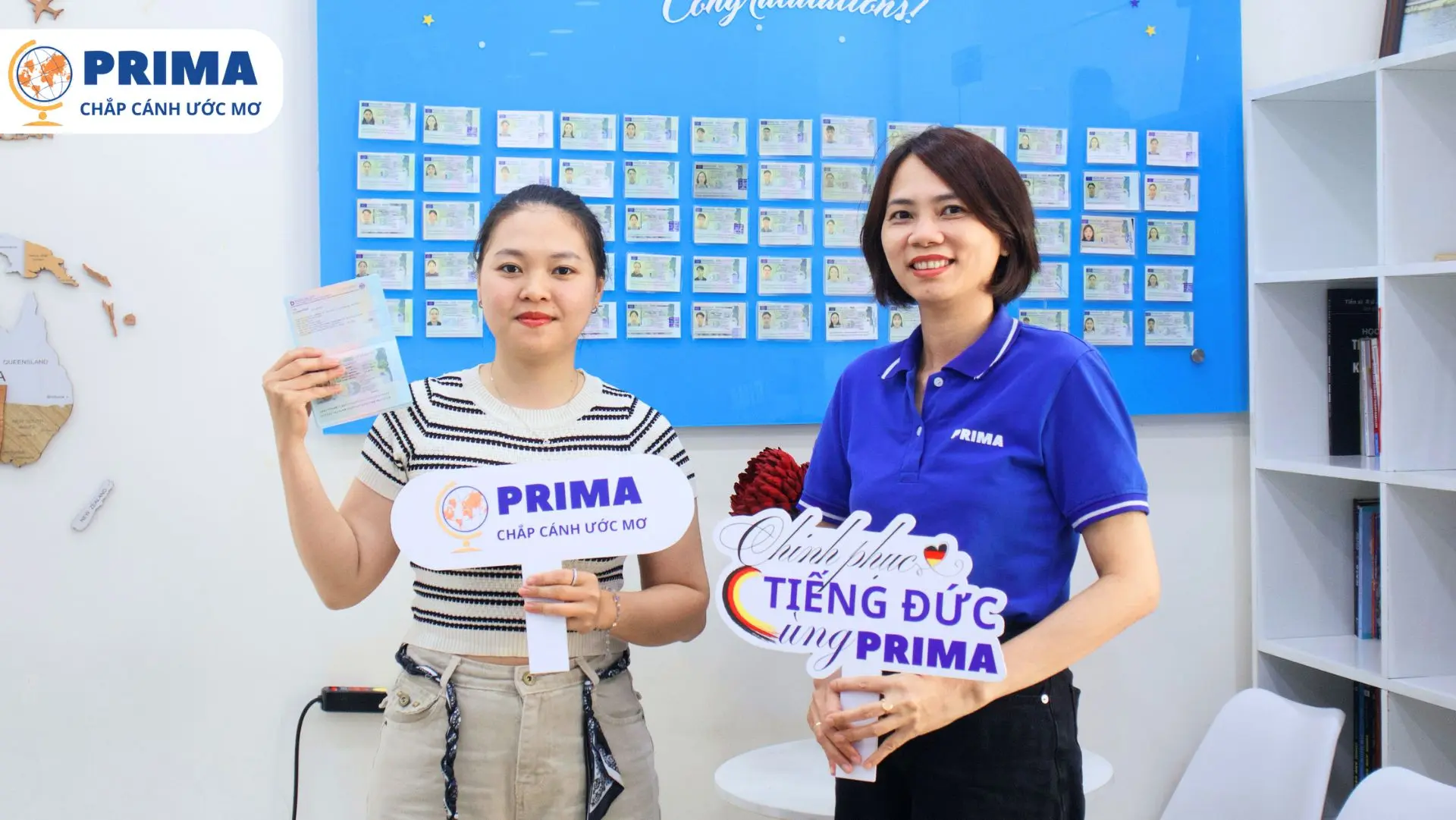 Học viên Anh Thư của PRIMA nhận visa du học nghề ngành làm bánh tại Đức