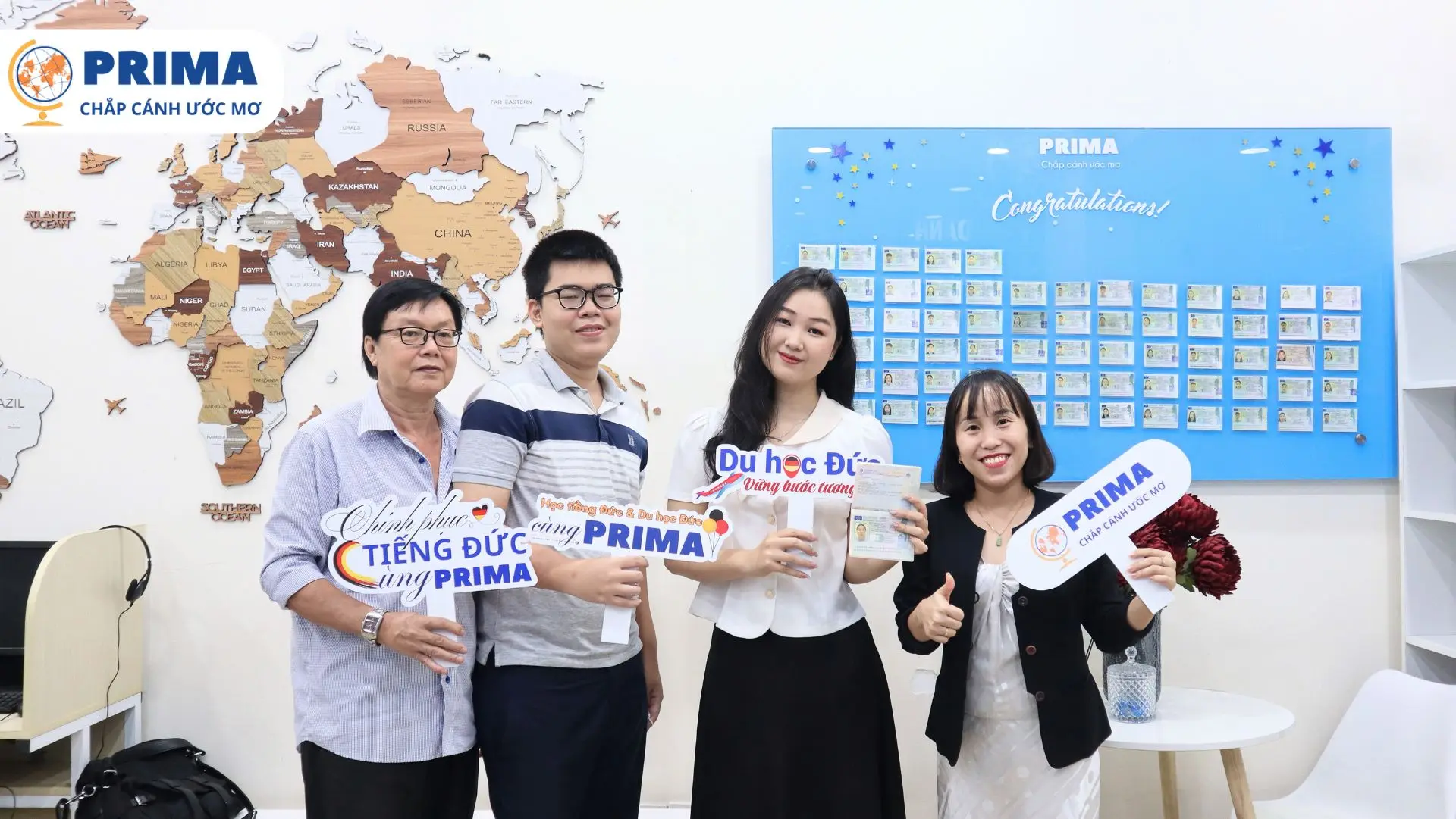Học viên Xuân Mai của PRIMA nhận được visa du học nghề Khách sạn tại Đức