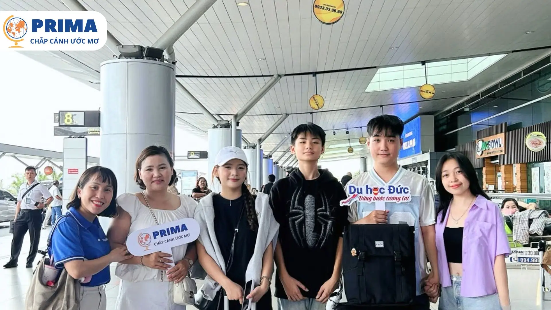 Học viên của PRIMA chuẩn bị lên đường sang Đức du học nghề