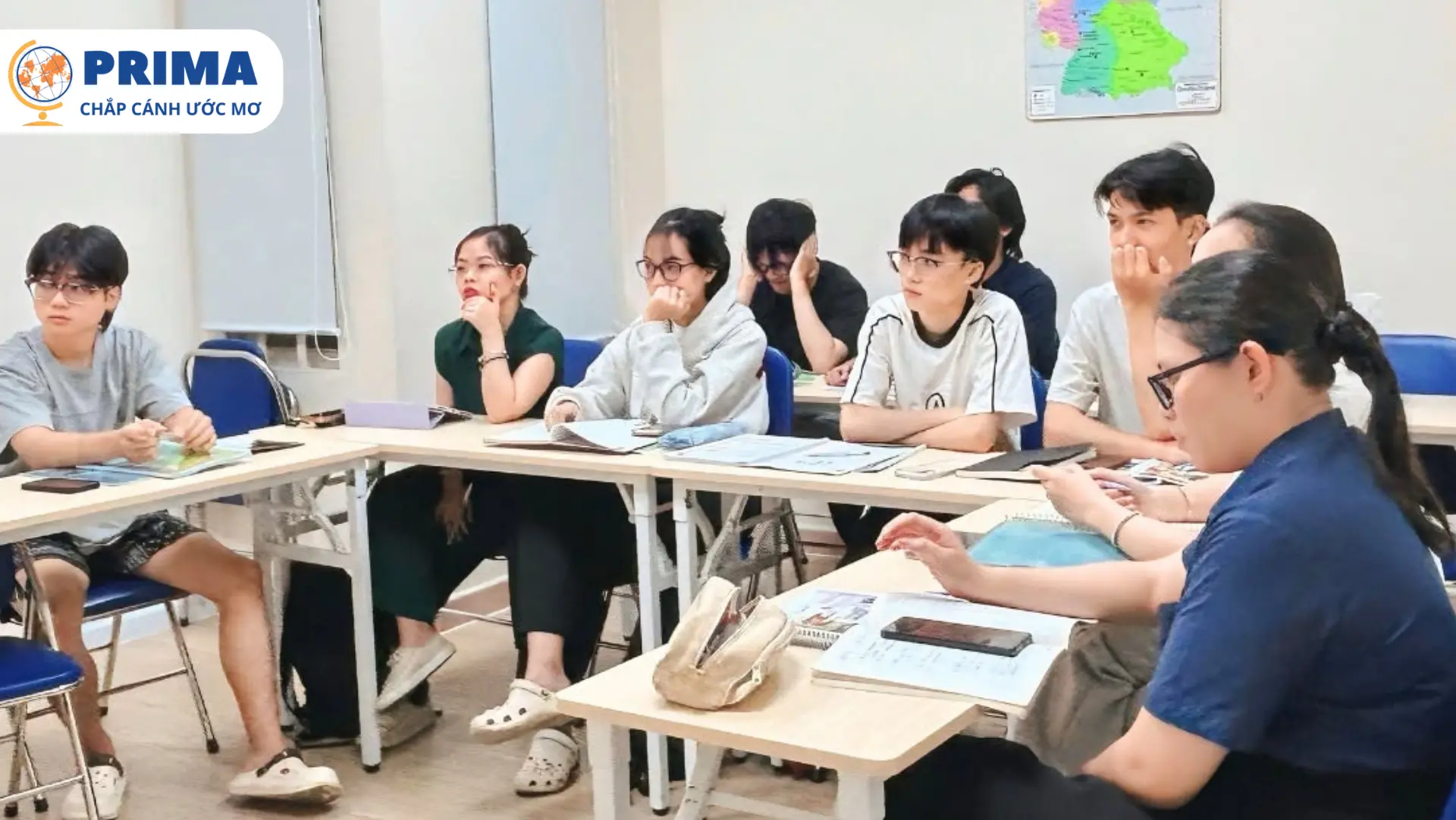 Lớp học tiếng Đức tại PRIMA