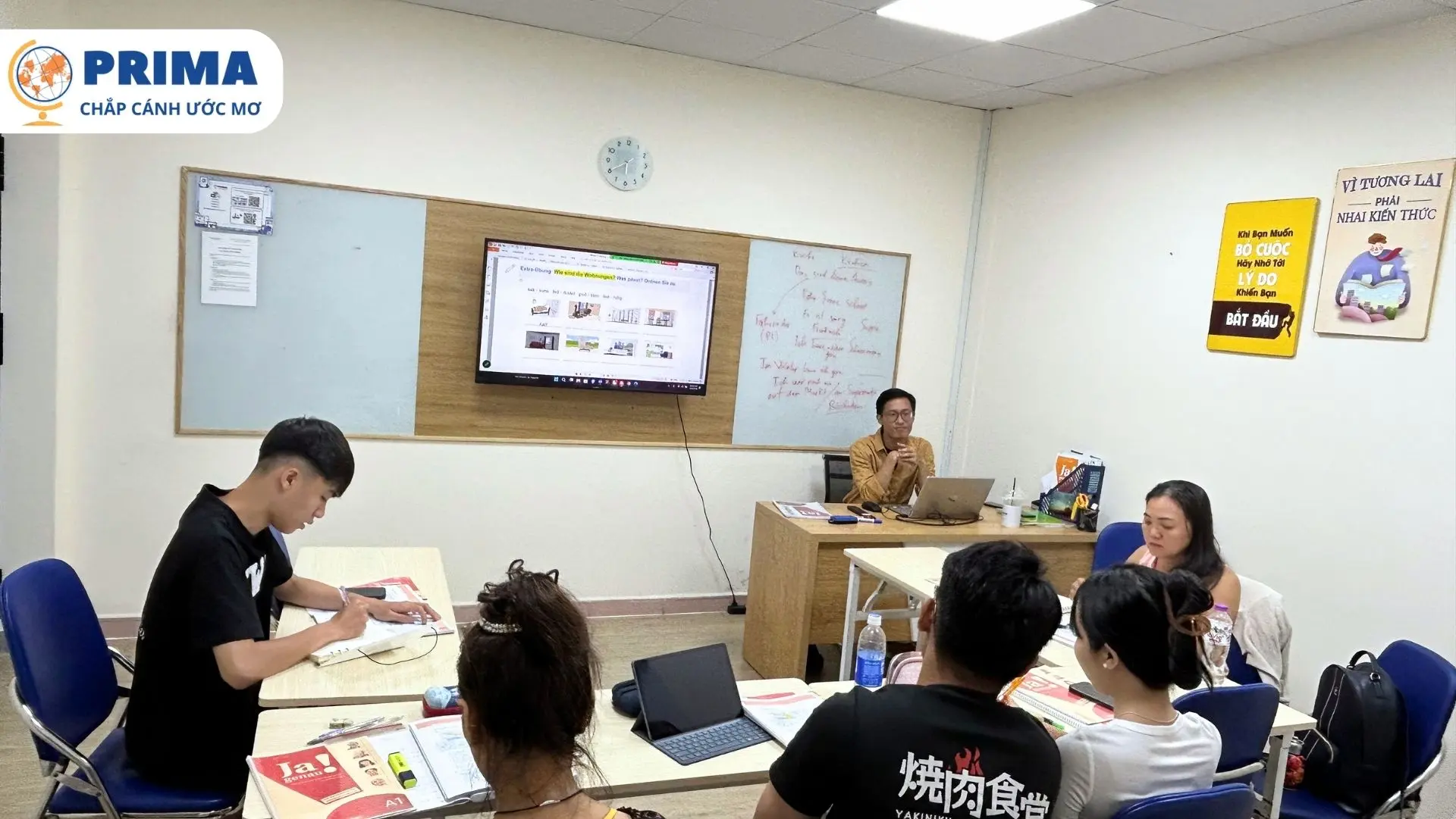 Lớp học tiếng Đức tại trung tâm PRIMA